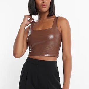 Express crop top XS